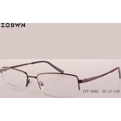 Super light half rim classic glasses women titanium eyeglasses full frames unisex Optical Men masculino Oculos De Grau Femininos