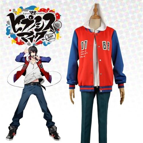 Japanese Voice Actor Division Rap Battle Yamada Ichiro Hypnosis Mic Buster Bros!!! MC.B.B Uniform Outfit Cosplay Costume