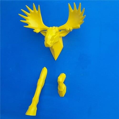 120CM WALL HANGING DEER SCULPTURE DECORATION PORCH VILLA LIVING ROOM BAR HOTEL BACKGROUND DECORATIVE ANIMAL HEAD