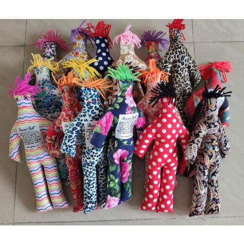 4pcs NEW Random Pattern Color Stress Relief 12" Dammit Doll Plush toy