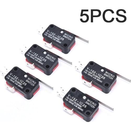 5PCS V-152-1C25 Stroke Limit Microwave Oven Door Momentary Micro Switch