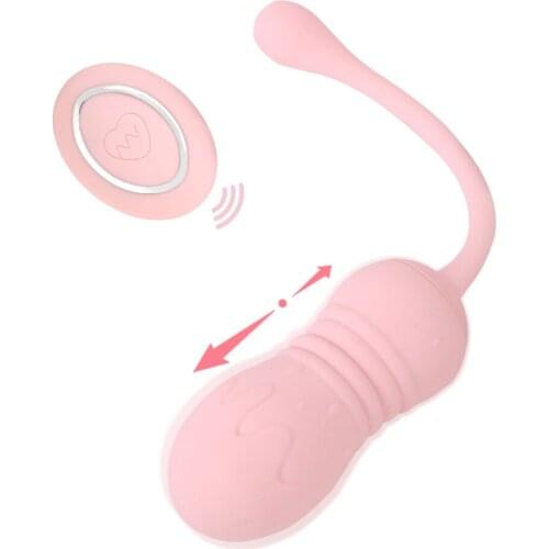 Automatic Telescopic Vaginal Balls Vibrators for Women Dildos Anal Plug Clitoris Massager In Pocket Wireless Erotic Toy Sex Shop