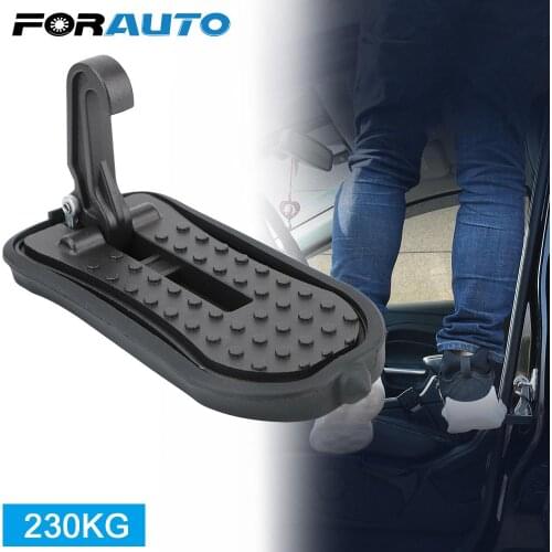 Auto Rooftop Luggage Ladder Hooked Universal Safety Hammer Foldable Car Door Step Pedal Auxiliary Foot Pegs Doorstep
