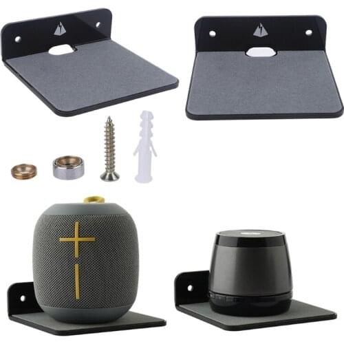 Bluetooth Audio Wall Storage Bracket Bedside Speaker Mobile Phone Charging Bracket Wall Storage Rack Drop Shipping