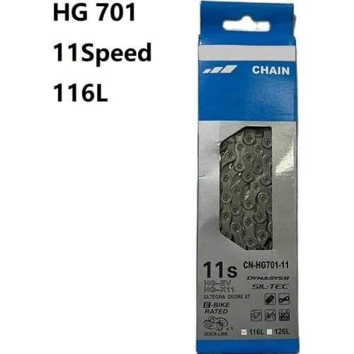 ULTEGRA DEORE XT HG701 Chain 11-Speed Mountain Bike Bicycle Chain for MTB Road Bike Chains 116L whit missing link