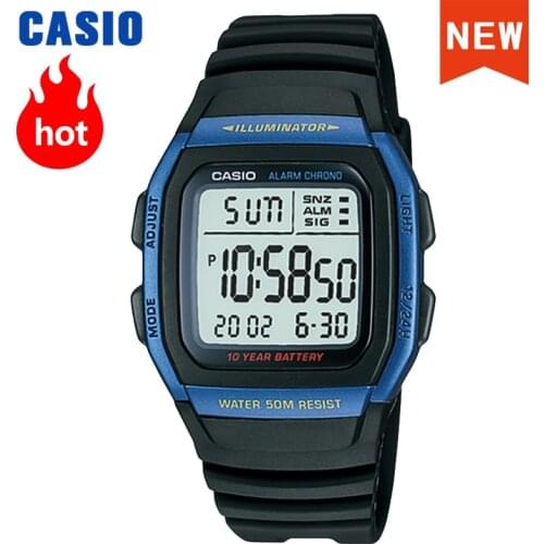 Casio watch men ten-year electric luxury set LED digital oversized liquid crystal digital quartz sports 50m waterproof men watch