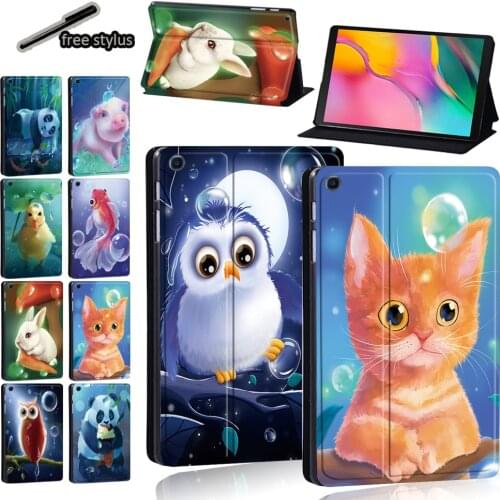 Tablet Case for Samsung Galaxy Tab S6 Lite/Tab A7/Tab A 9.7/Tab S5e/Tab A A6 10.1/Tab A 8.0 Inch Protective Case + Free Stylus