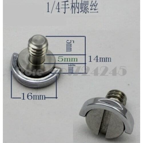 D Ring 1/4 Connecting Screw Adapter For Camera Tripod Monopod Quick Release Plate Baseplate Rig Camera Accessories