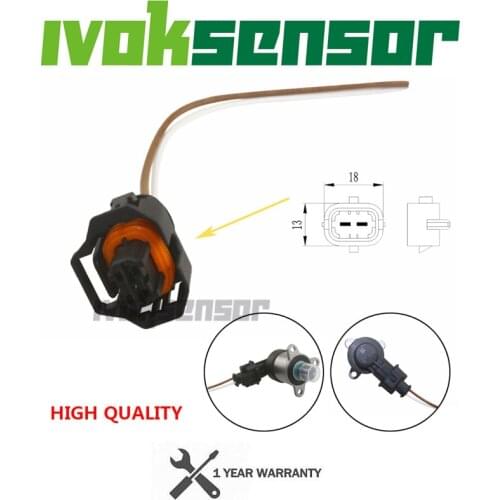 Hot Selling 2-Pin Connector Plug Kit For Fuel High Pressure Pump Regulator Metering Control Valve