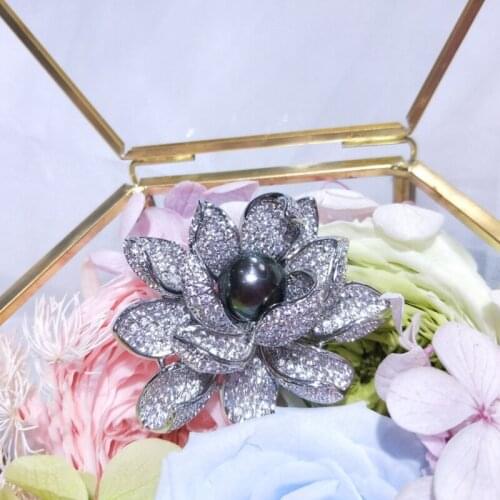 HONGYINSI Black Brooches For Clothes