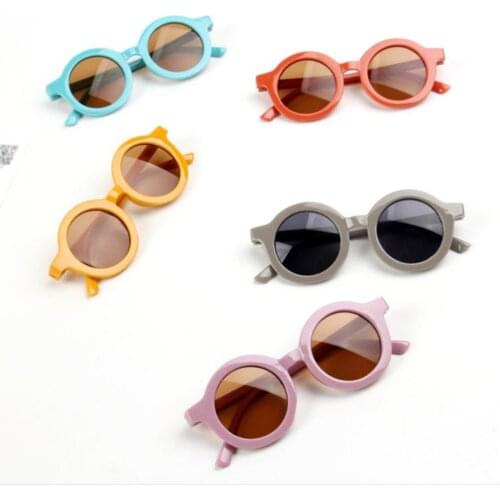 Fashion Round Kids Sunglasses Boys Girls Vintage Sun Glasses UV Protection Classic Children Eyewear Lentes De Sol Gafas