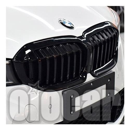 MP Style Gloss Black Front Grilles for BMW 3 Series 3er G20 G21