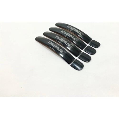 For Volkswagen Tiguan 2010-2013 2014 2015 Car Door Handle Covers Trim Auto Sticker Exterior Car Styling Accessories