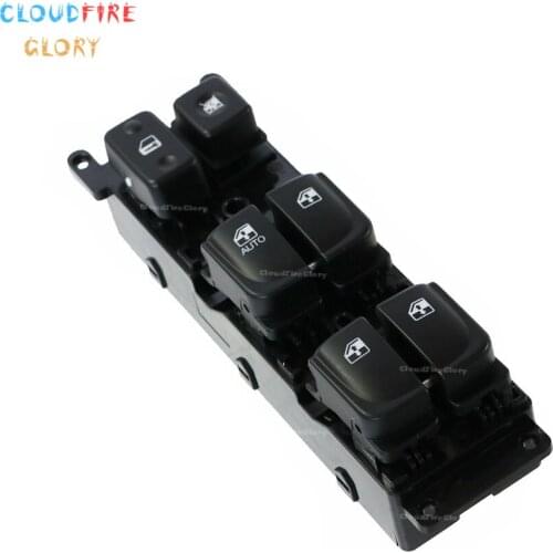 CloudFireGlory 93570-3K010 For Hyundai Sonata 2005 2006 2007 Front Left Master Power Window Switch