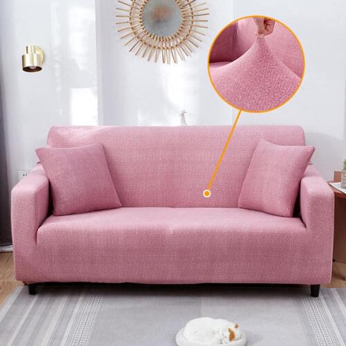 Thick solid color removable and washable stretch sofa cover cushion all-inclusive fabric combination non-slip sofa towel