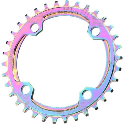SNAIL positive and negative tooth disc 104BCD mountain bike bicycle tooth disc 32T34T36T tooth disc colorful disc