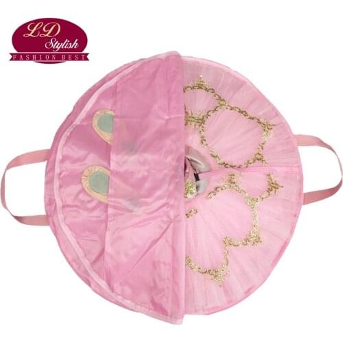 Professional Ballet Tutu Bag Pink For Sale Black,Navy blue,pale blue Colors Waterproof Tutus Bag Competition Flodable Tutu Bags