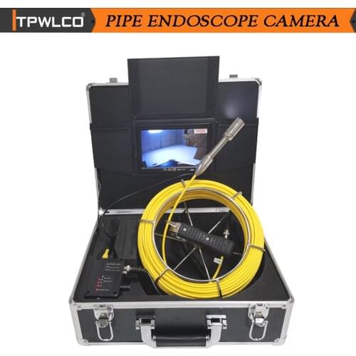 Industrial Endoscope Inspection Camera with 23mm Lens 7inch Monitor 20/30/40/50m Cable Pipe Drain Sewer Inspection