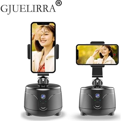 Auto Tracking Face Gimbal Stabilizer Smart Shooting Holder 360 Rotary Phone Gimbal for Live VLOG Video Recording Selfie Stick