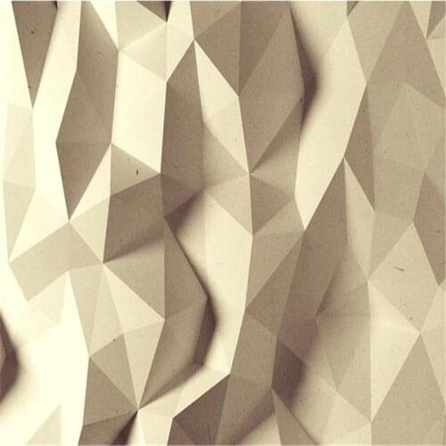 Modern wallpaper for living room Modern simple abstract geometric wallpapers solid living room TV background wall