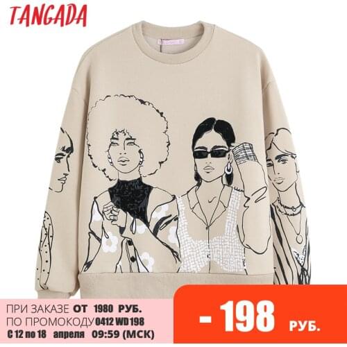 Tangada Women's Sweatshirts With Long Sleeves China