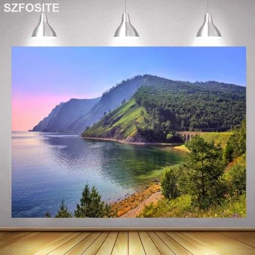 Beautiful Natural Scenery Photography Background Photo Family Room Landscape Picture Decoration Children Custom Vinyl Backdrop