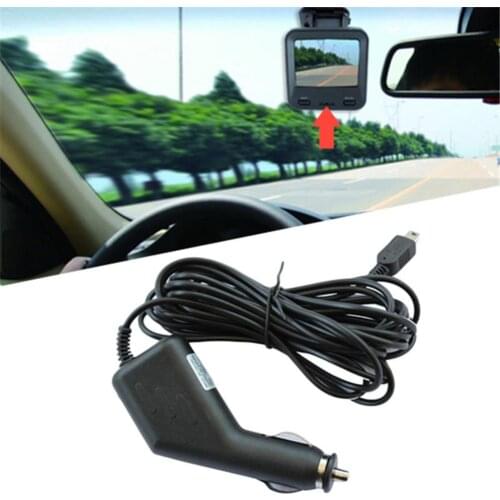 12V-24V Charging Cable For Car Driving Recorder Navigator Video USB Charger 4M Power Charge Cable MINI 5P T-port Auto Charger