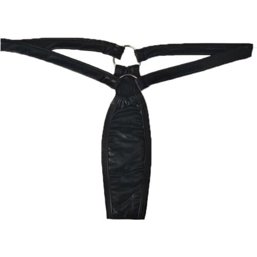 Women Hipster Thong Woman Underwear Faux Leather Sexy Panties Temptation G String Fetish Tanga Intimo Donna Dessous