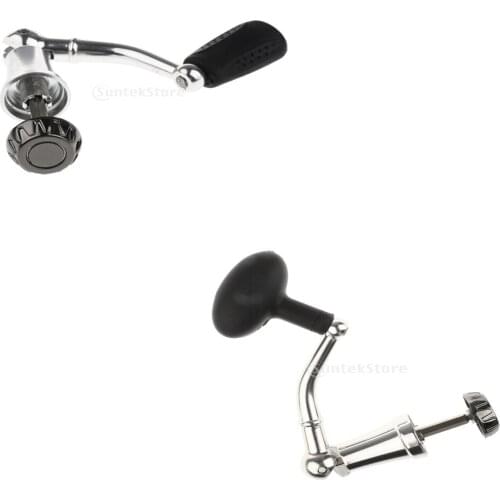2pcs Foldable Fishing Reel Handle & Knob Spinning Reel Handle S,L