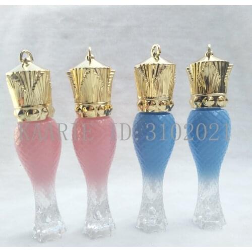 20/50pcs 5ML Cosmetic Carrot Wand Shaped Lipstick/Mascara Tube, Empty Colored Mermaid Wands Lip Gloss/Eye Serum/Eyelashes Bottle