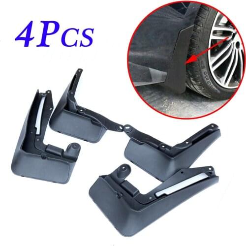 4Pcs Mud Flaps Splash Guards Wheel Fender Mudflap Fit For BMW 5 SERIES G30 530i 540i 2017 2018 Parts Soft Plastic Front + Rear