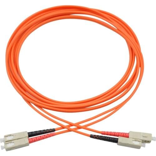 5 Meters SC-SC Fiber Optic Cable MultiMode Duplex Patch Cord OM1 62.5/125 5M