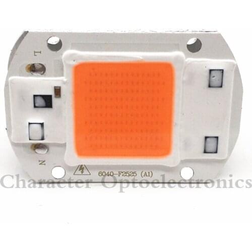 5pcs AC110V 220V real full spectrum 380-840nm indoor instead sunlight actual Power 30W DIY led grow light chip