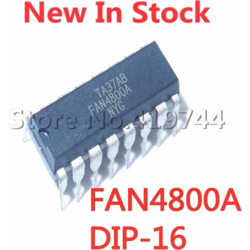 5PCS/LOT FAN4800A FAN4800IN FAN4800ASNY FAN4800 DIP-16 power management chip In Stock NEW original IC