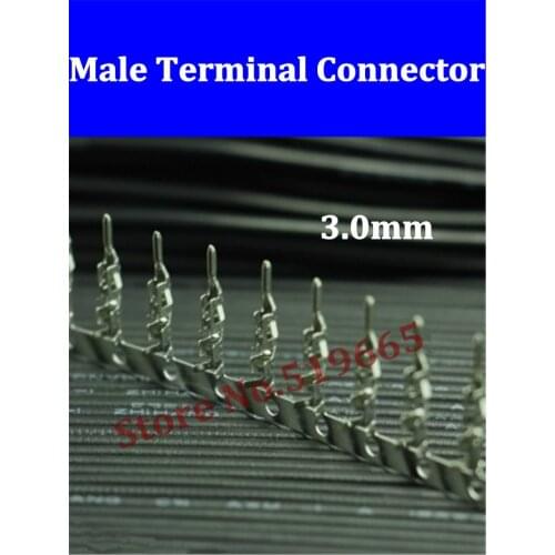 Free Shipping 100pcs ATX / EPS Molex Male Crimp Terminals 43031-0001 3.0mm Housing Plastic Shell Connectors Universal