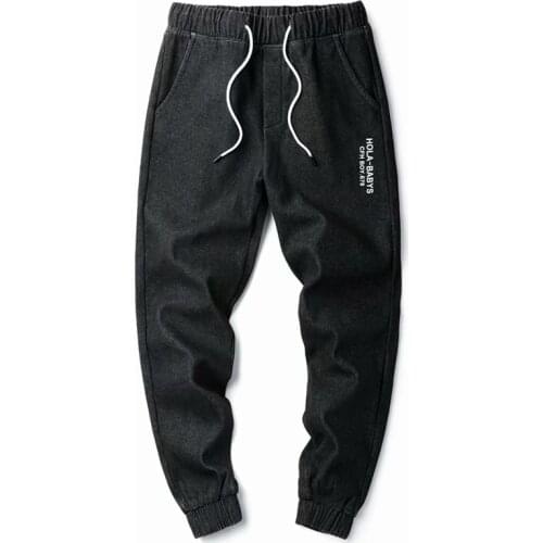 Autumn Winter Fashion Mens Cargo Pants Hip Hop Streetwear Trousers Jogging Pants Men Casual Elastic Waist Men Clothing Trousers