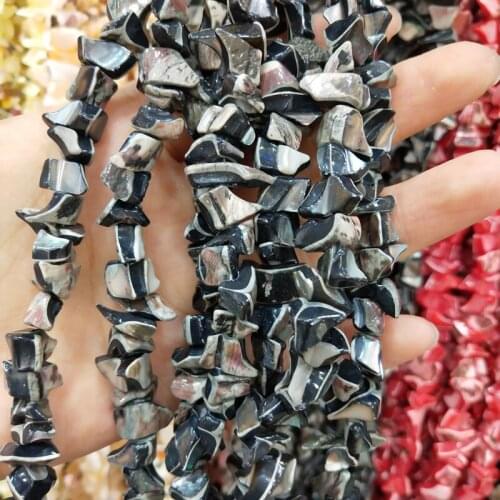 Natural shell Beaded irrgular shape craft shell beads For jewelry making DIY Bracelet necklace accessories fish tank landscape