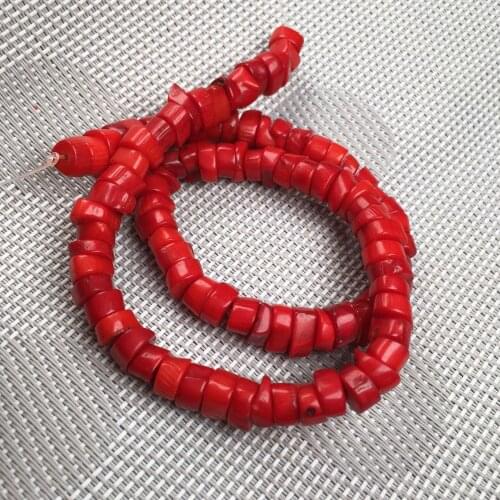 Fine Natural Coral Bead Irregular Loose Beads for Women Jewelry Making DIY Necklace Bracelet Accessories 9-10mm