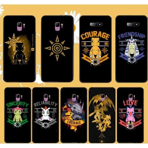 Digimon Japanese Anime manga Phone Case For Samsung galaxy S 9 10 20 A 10 21 30 31 40 50 51 71 s note 20 j 4 2018 plus