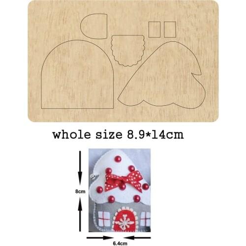 Snow house Wooden dies 2020 new Scrapbook Cutting Dies mold Suitable for common die cutting machines on the market