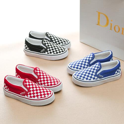 Childrens Canvas Shoes 2021 Korean Style Set Foot Boys and Girls Shoes Low-top One-step Fashion Casual Shoes School Student Hot