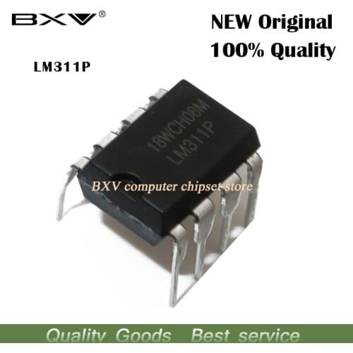 10PCS LM311P DIP8 LM311 DIP 311P DIP-8 DIFFERENTIAL COMPARATORS WITH STROBES new original IC