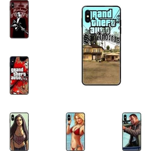 For Galaxy Note 4 8 9 10 20 Plus Pro J6 J7 J8 M30s M80s Ultra 2016 2017 2018 Compatible 2019 Gta Grand Theft Auto 5 V San