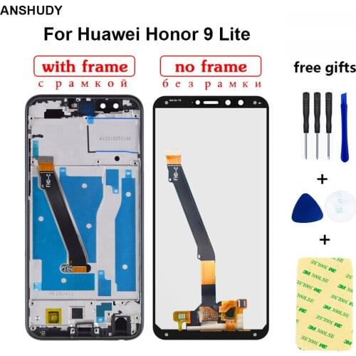 For Huawei Honor 9 Lite LCD Screen For Huawei Honor 9 Lite Touch Screen Digitizer Sensor + LCD Display Monitor Assembly / Frame