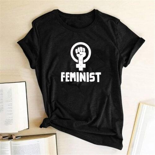 Harajuku Feminist Feminism Print Women T-shirt Short Sleeve Summer T-shirt Women Graphic Tees Tops Ropa De Verano Mujer 2020