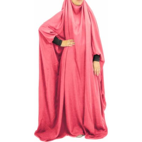 Jilbab Abaya Dubai Women Khimar Prayer Hooded Hijab Dress Muslim Islamic Clothing Ramadan Robe Femme Musulmane Womens Abayas