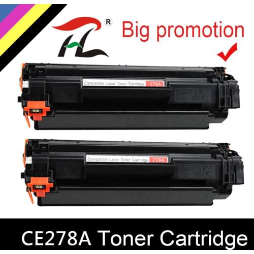YCL 2pcs CE278A 278 278a 78a Toner Cartridge for HP laserjet P1566 P1567 P1568 P1569 P1606 P1606dn P1607dn P1608dn P1609dn