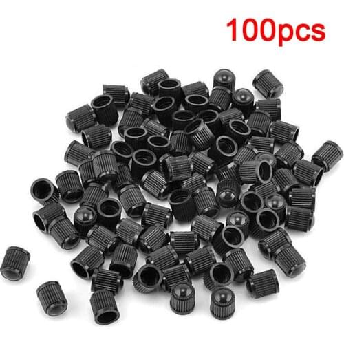 100PCS AUTO Tubeless Tyre Wheel Stem Air Valve Caps Car Tire Valve Caps Auto Truck Bike MTB Dust Dustproof Caps dropshipping
