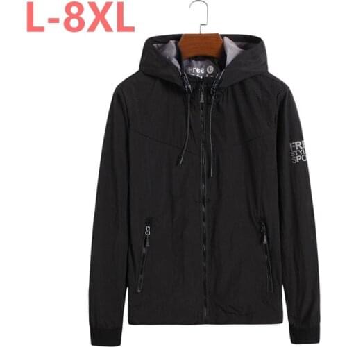 Plus 10XL 8XL 6XL 5XL 4XL ultra thin men jacket brand-clothing sun protection coat male ultra light breathable waterproof Jacket