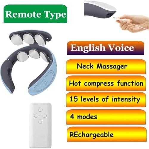 Massager For Neck Health Care Neck Pulse Back 2/6 Heads Cervical Body Massage Electric For Back Pain Shoulder Massage Relaxation
